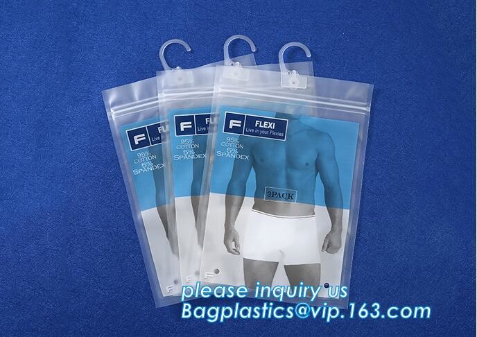 Frosted Zip lockk bag EVA PVC hanger bag for clothes, EVA frost drawstring bag, Frosted Plastic EVA Garment Packing Bag zi