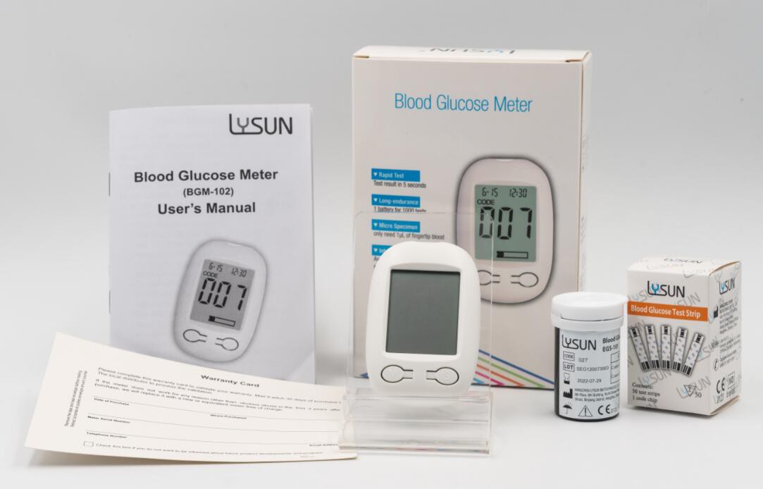 BGM-102PHOTO Simple Operation Smart Glucose Monitor Diabetes Detecting