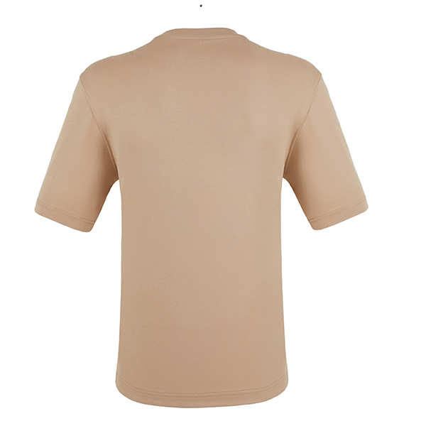 Cotton Plain Custom Men'S T Shirts Oversized Short Sleeve Sew Stitch Logo