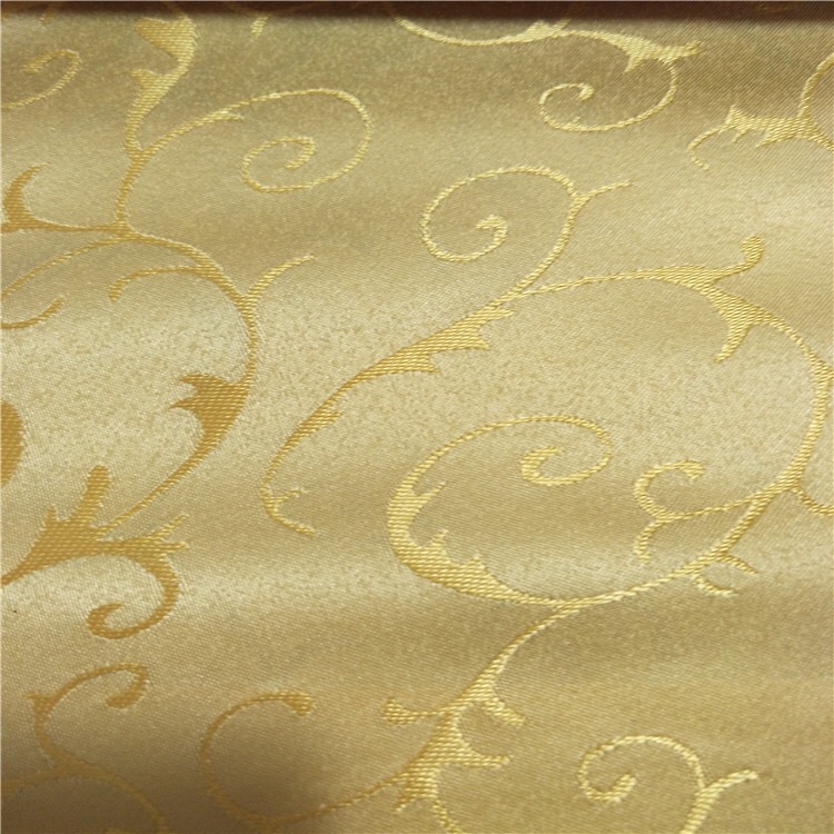 280cm Width Polyester Jacquard Fabric For Hotel Table Cloth Curtain Material