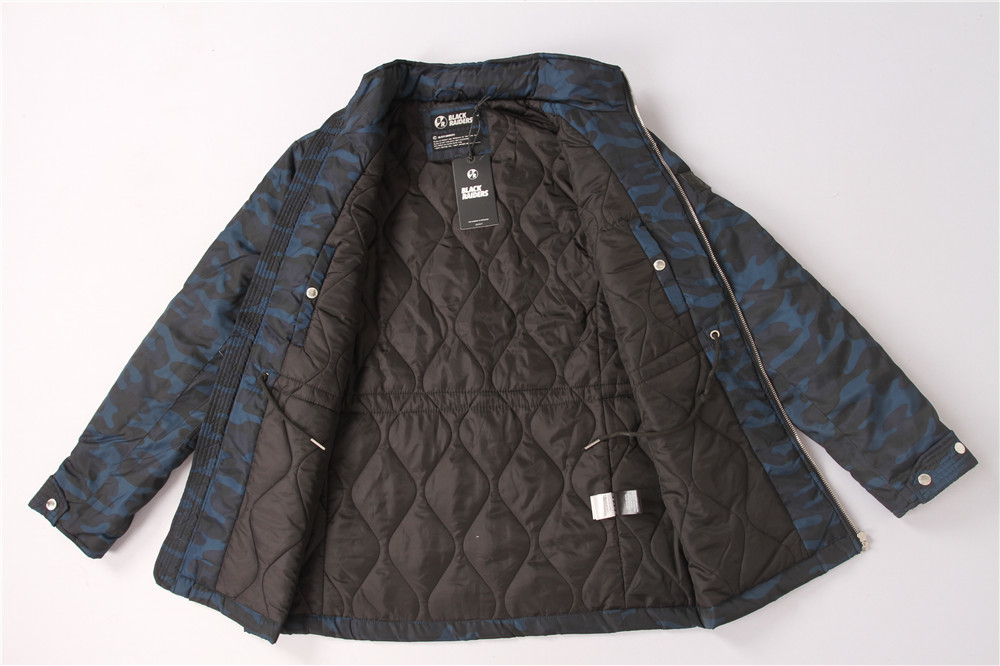 Men's Heavy coats, Men's Heavy jacket, Camo Print, Metal Zipper