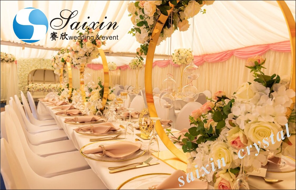 Saixin Customize Romantic Drapes Curtain Wedding Stage Backdrop for wedding garland decoration