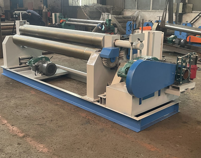 Electric 10 Mm Thickness 3 Roller Bending Machine 2500mm