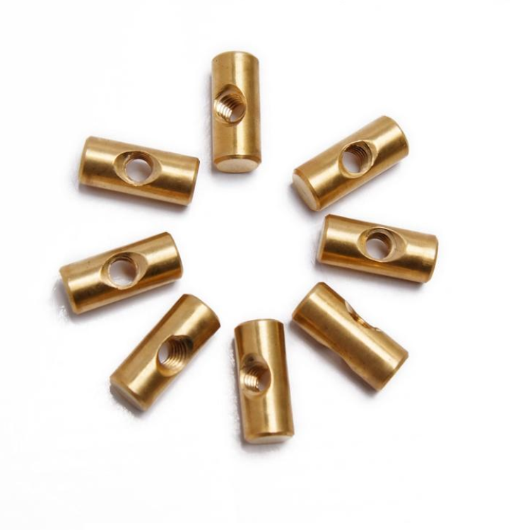 Brass Barrel Nut Barrel Cross Dowel Hole Nut