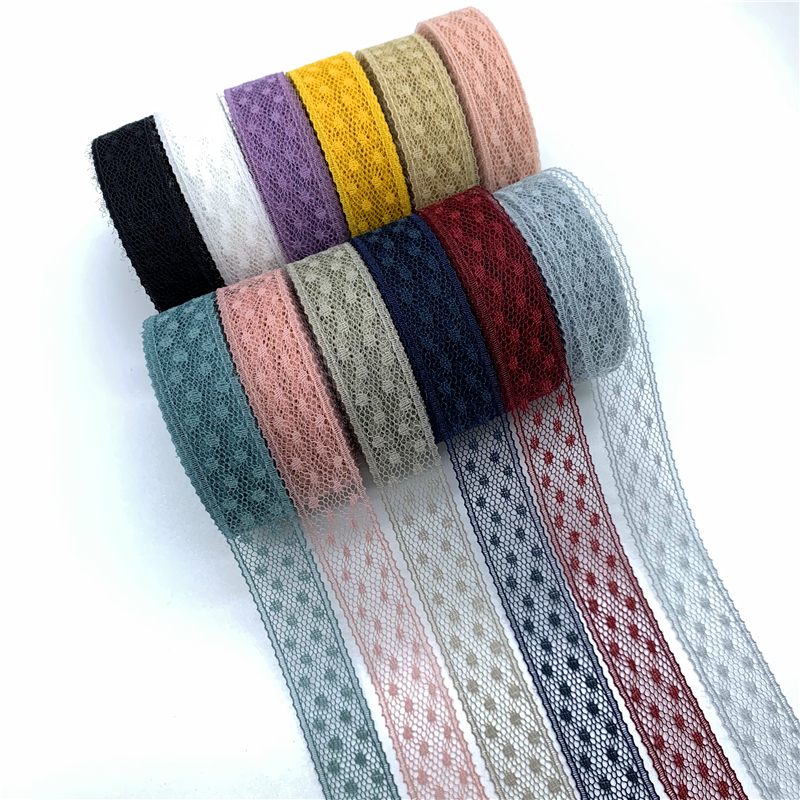 Professional Manufacturers Wholesale lace gift ribbon 1.5 cm 3 cm 5 cm ribbon with lace