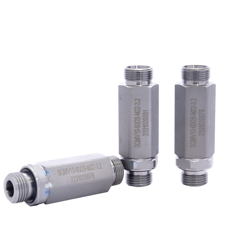 ODM/OEM Brand Solenoid Hydraulic Throttle Valve Steel / Iron One Way Flow Valve