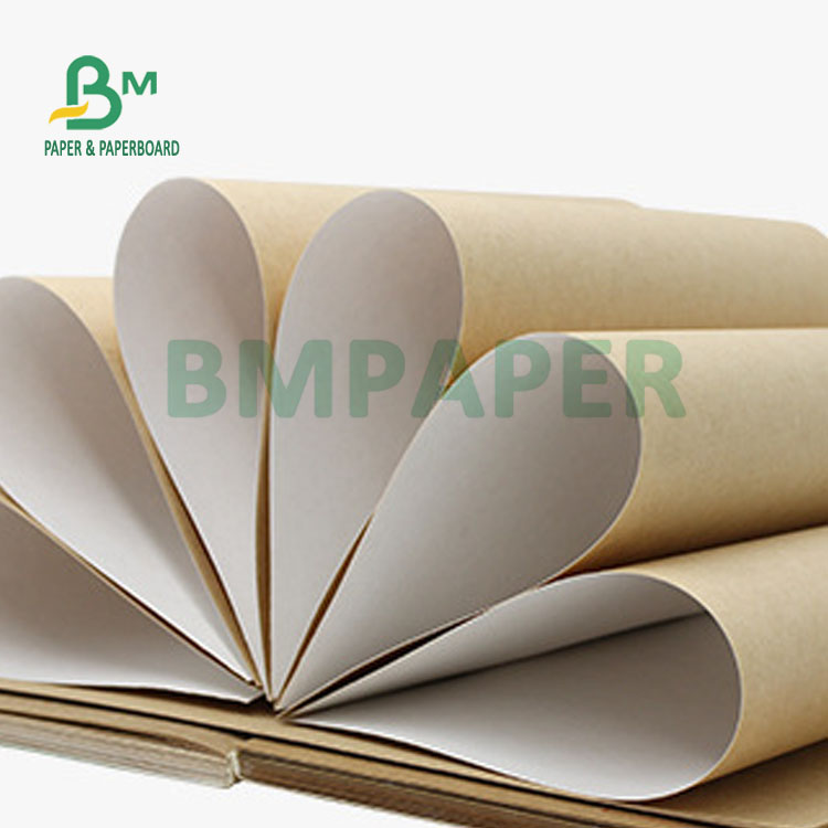 170grs 200grs White Top Liner Paper For Tissue Converting 900mm Good Rigidity