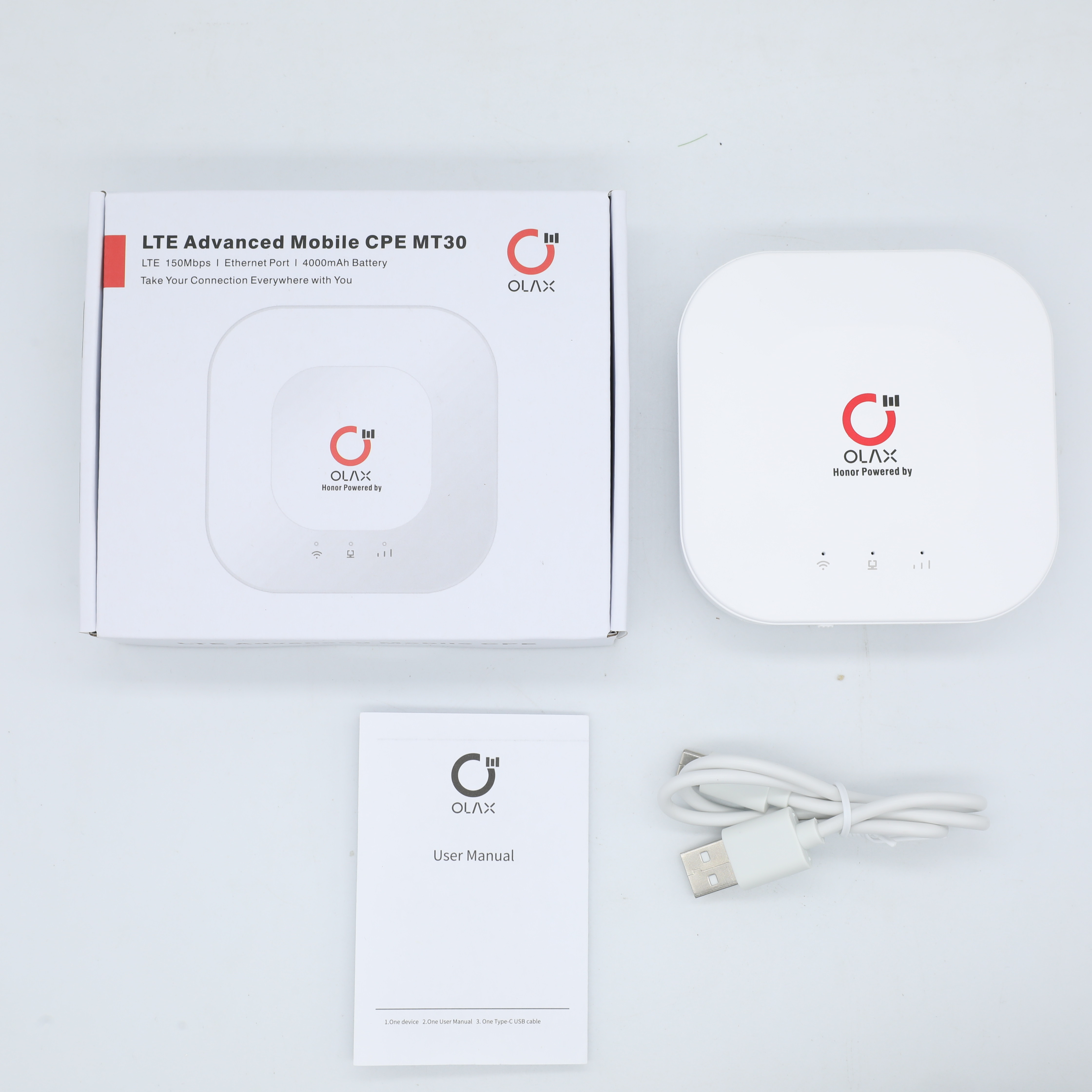 OLAX MT30 Wireless MIFI Wifi Router Power 20dBm±3dBm Supported Network Bands GSM/EDGE 850/900/1800/1900 MHz
