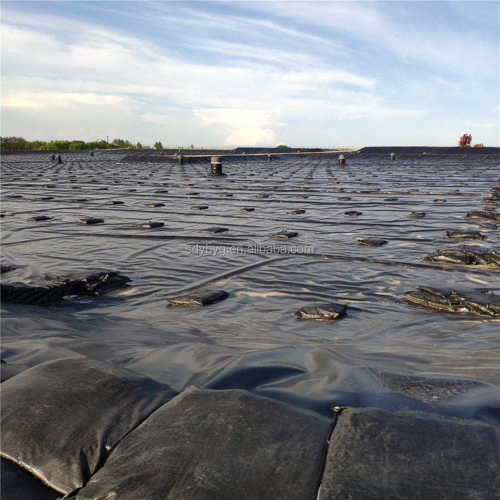 0.3mm 0.5mm 0.75mm Shrimp Farm Liner Geomembranes for Fish Breeding and Landfill Liner