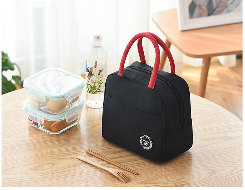 Adult Aluminium Foil 600D Polyester Insulated Lunch Cooler Bags
