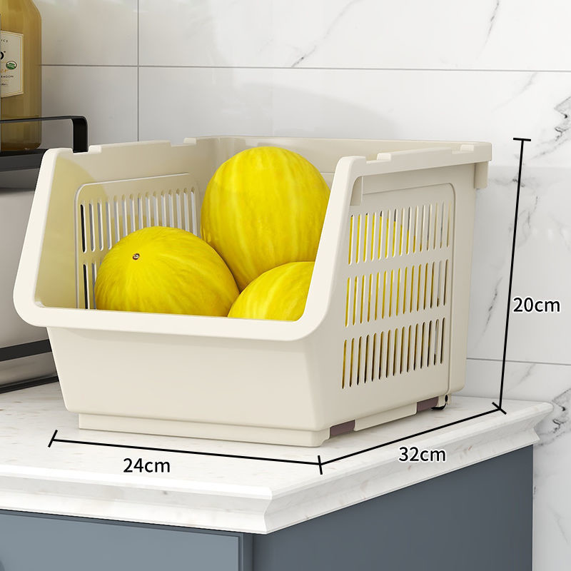 Stackable Hollow Fruit Vegetable Organizer Basket Kitchen Supplies