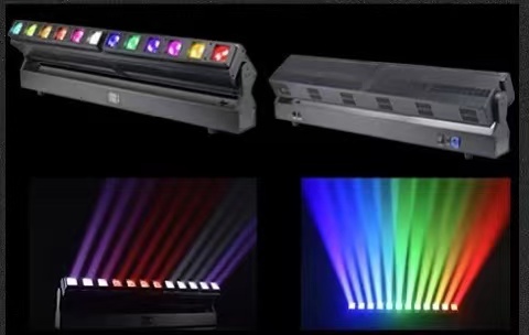 4in1 Led Party Dmx512 Stage Light Beam Moving Head Lighting for Dj Light Bar and More