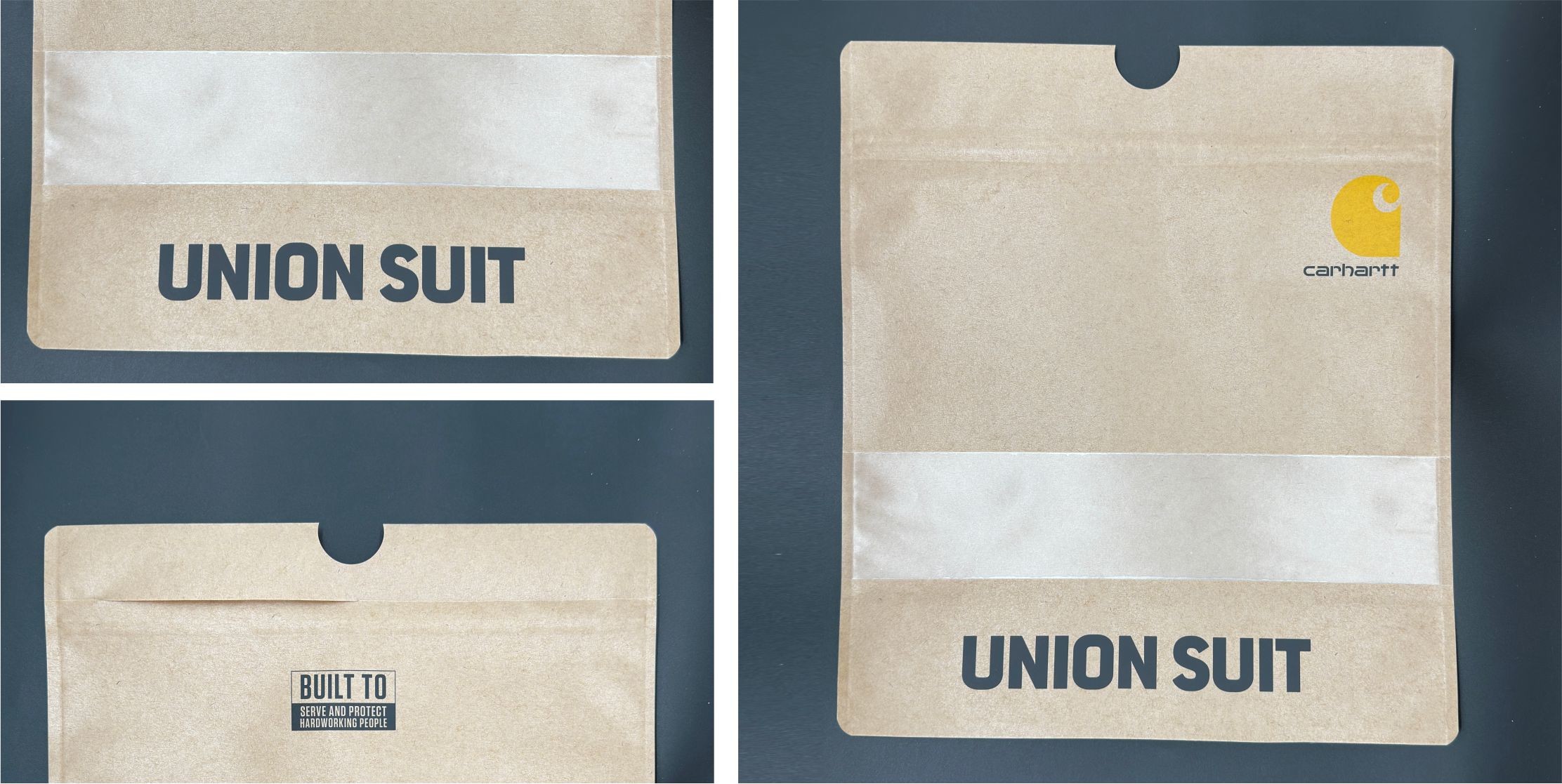 Degradable Paper Plastic Composite Bag Recyclable Printing Patterns