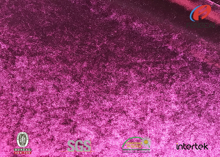 Microfiber Polyester Spandex Velvet Fabric Brushed Anti-plling Velour Fabric For Dress