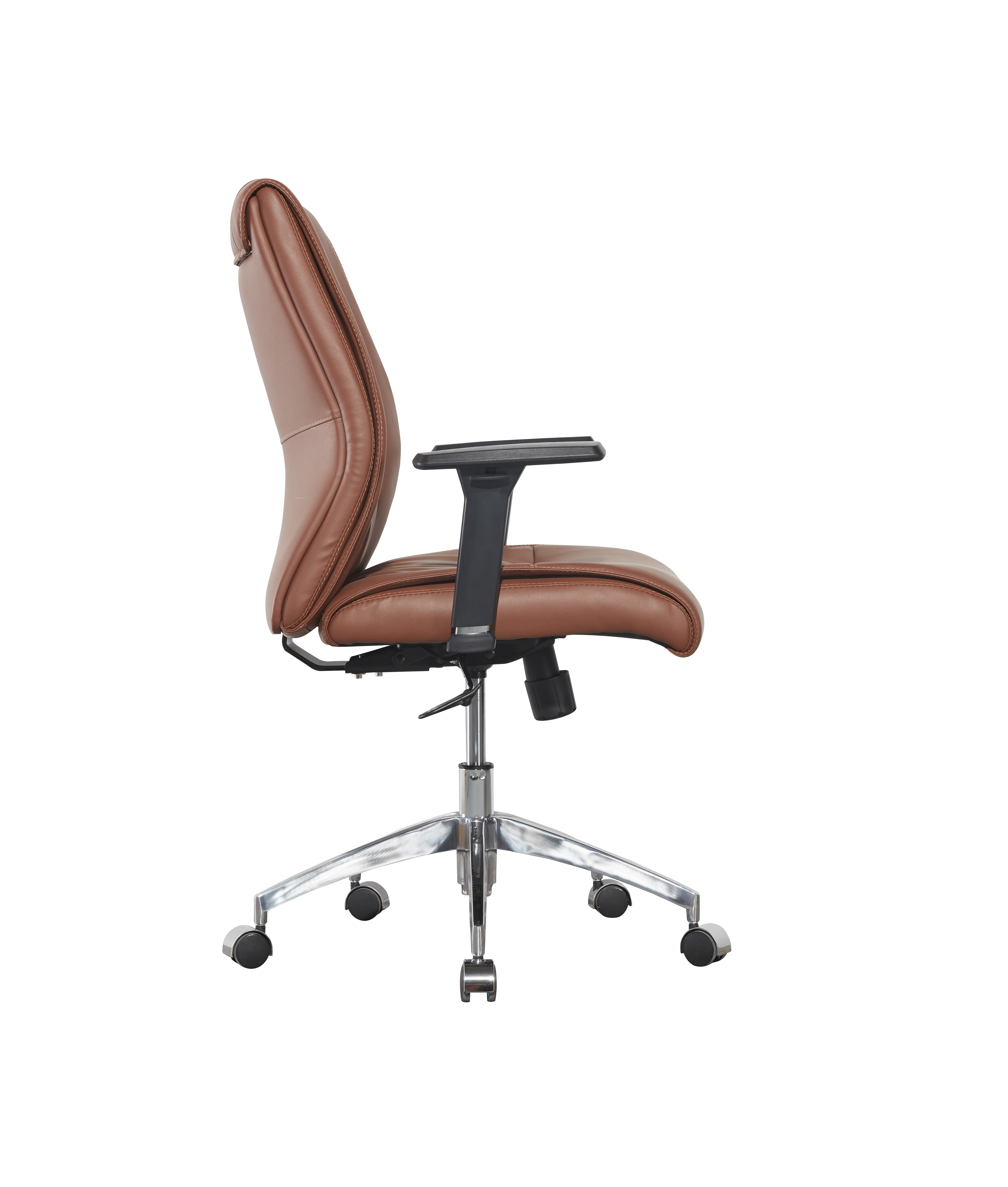 Synthetic Office High Back Leather Office Swivel Chairs 3D Armrest Tilt SGS