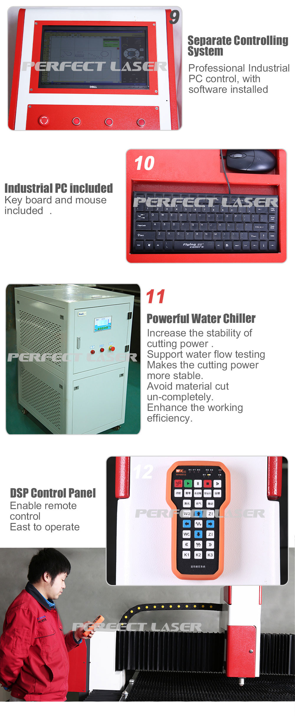 1000w 2000w metal carbon steel stainless steel aluminum alloy silicon steel aluminum copper fiber laser cutting machine