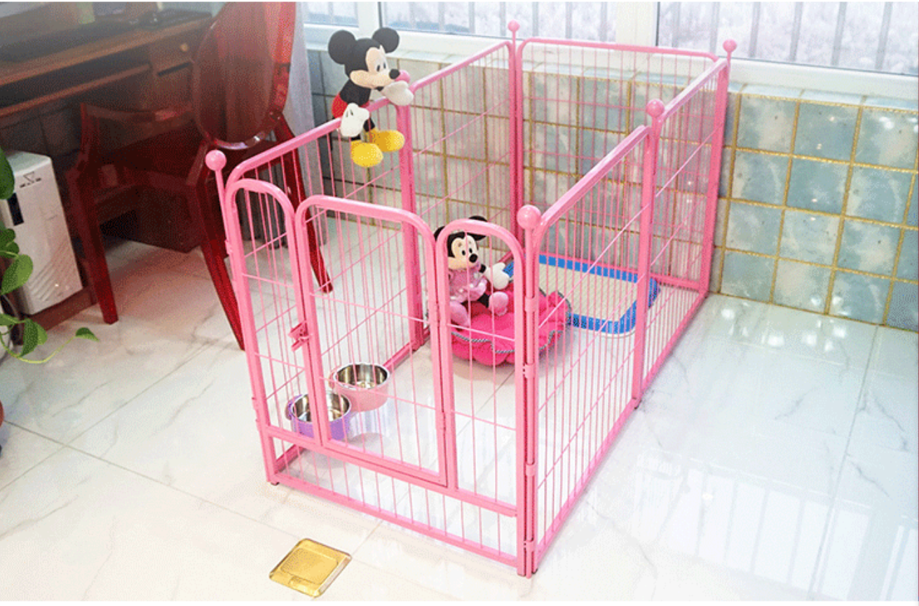 Snap Button Dog Playpen Fence 100cm Outdoor Dog Exercise Pen