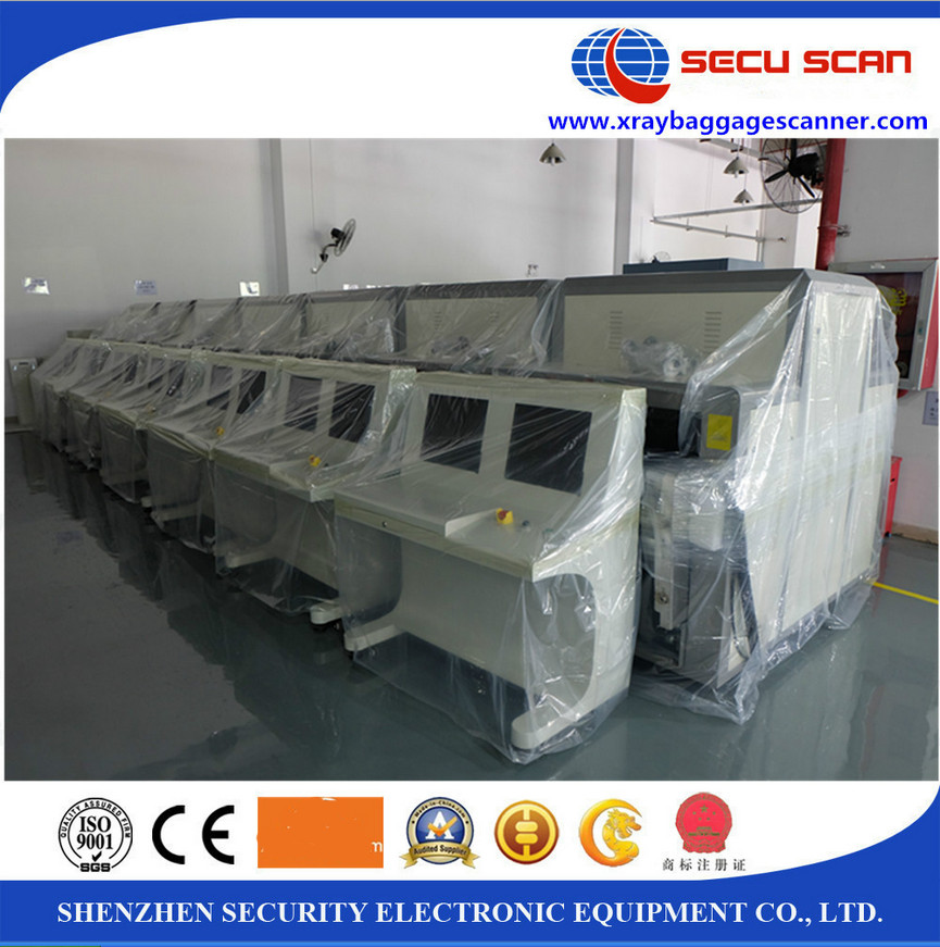 Large Size baggage scanners at an airport with tunnel size 100*100cm