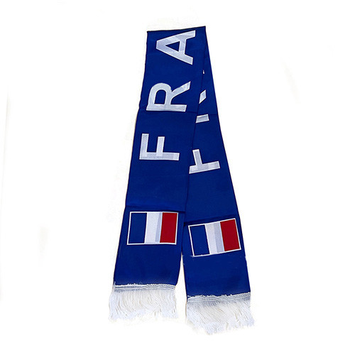 100% Polyester National Soccer Scarf Custom Apparel Accessories