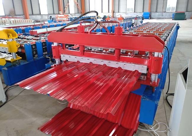 CNC Machining Roofing Sheet Roll Forming Machine Full Hardness Material CE Certificated