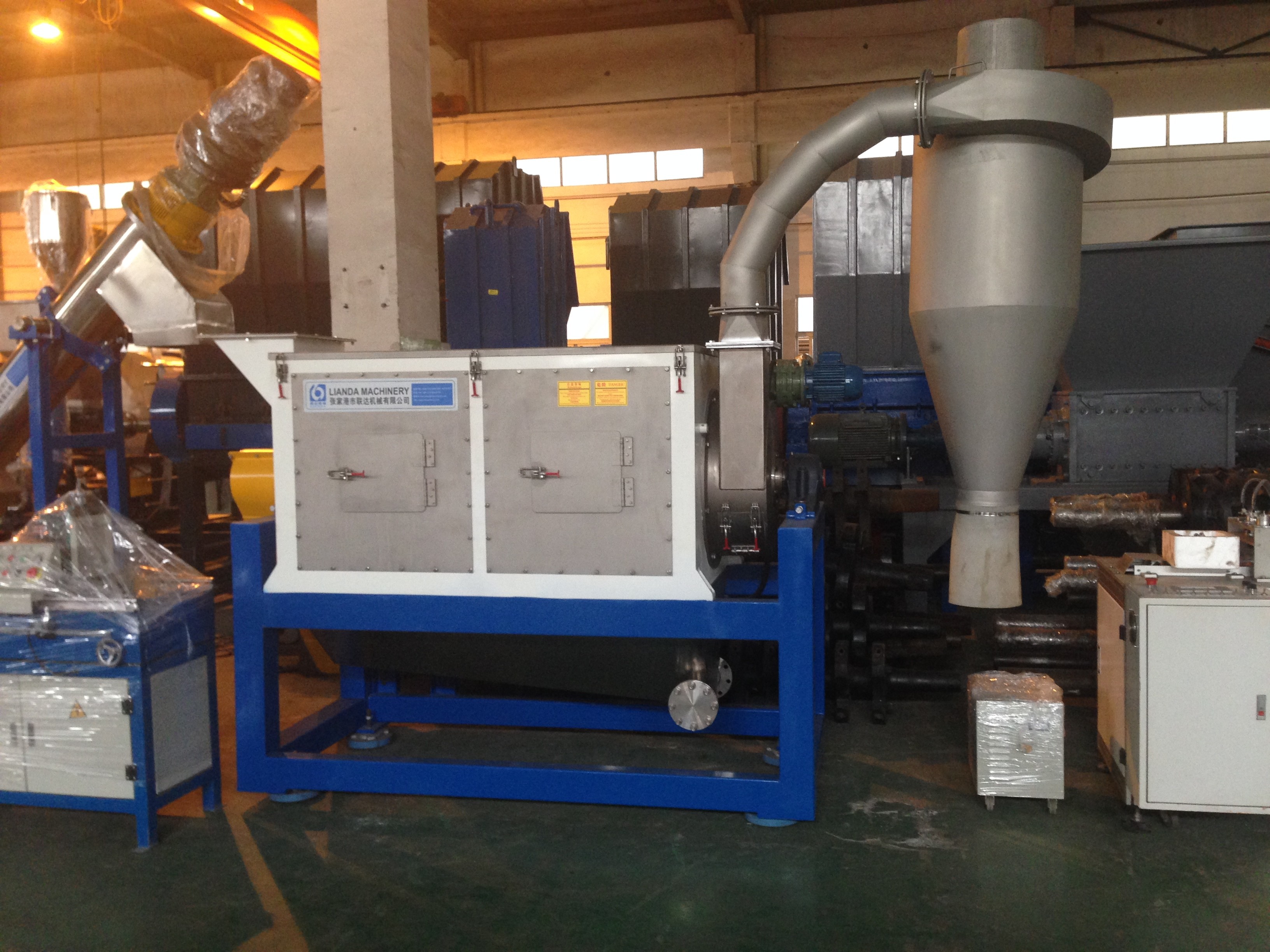 Final Moisture 1.8% Plastic Dewatering Machine for rigid flakes
