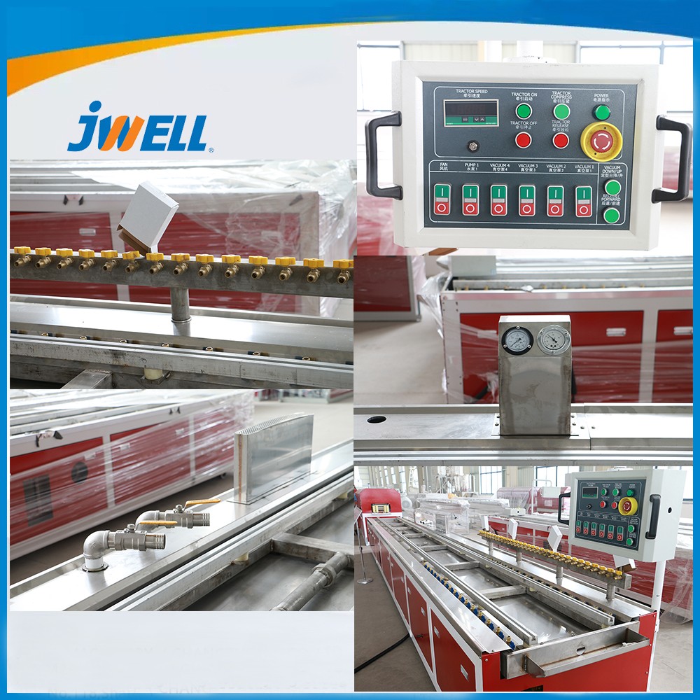 Jwell high efficiency window cover lines PVC profile extrusion line