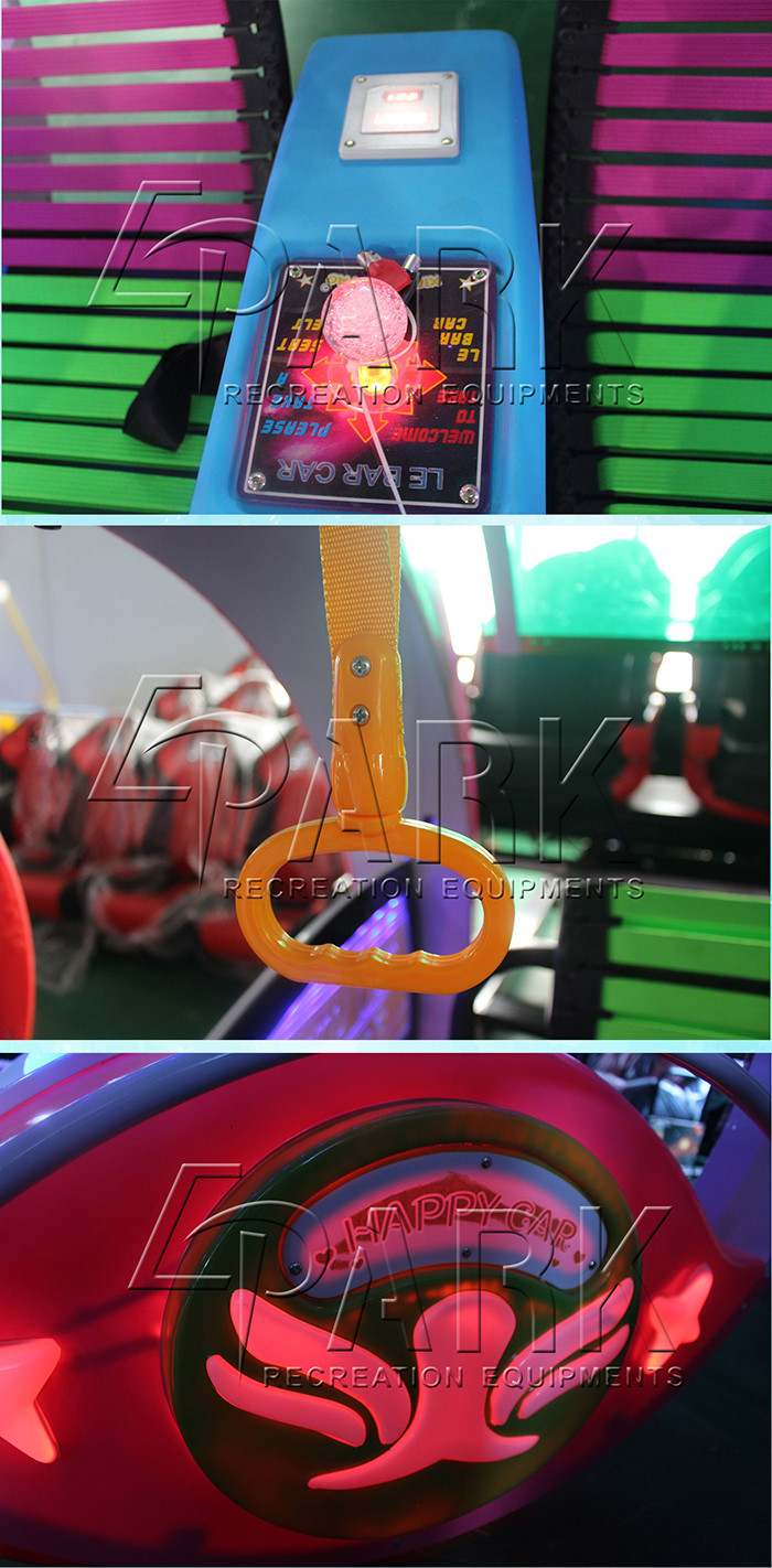 Kiddie Amusement Game Machines 90 Degrees Music Electric Swing Happy Le Bar Car