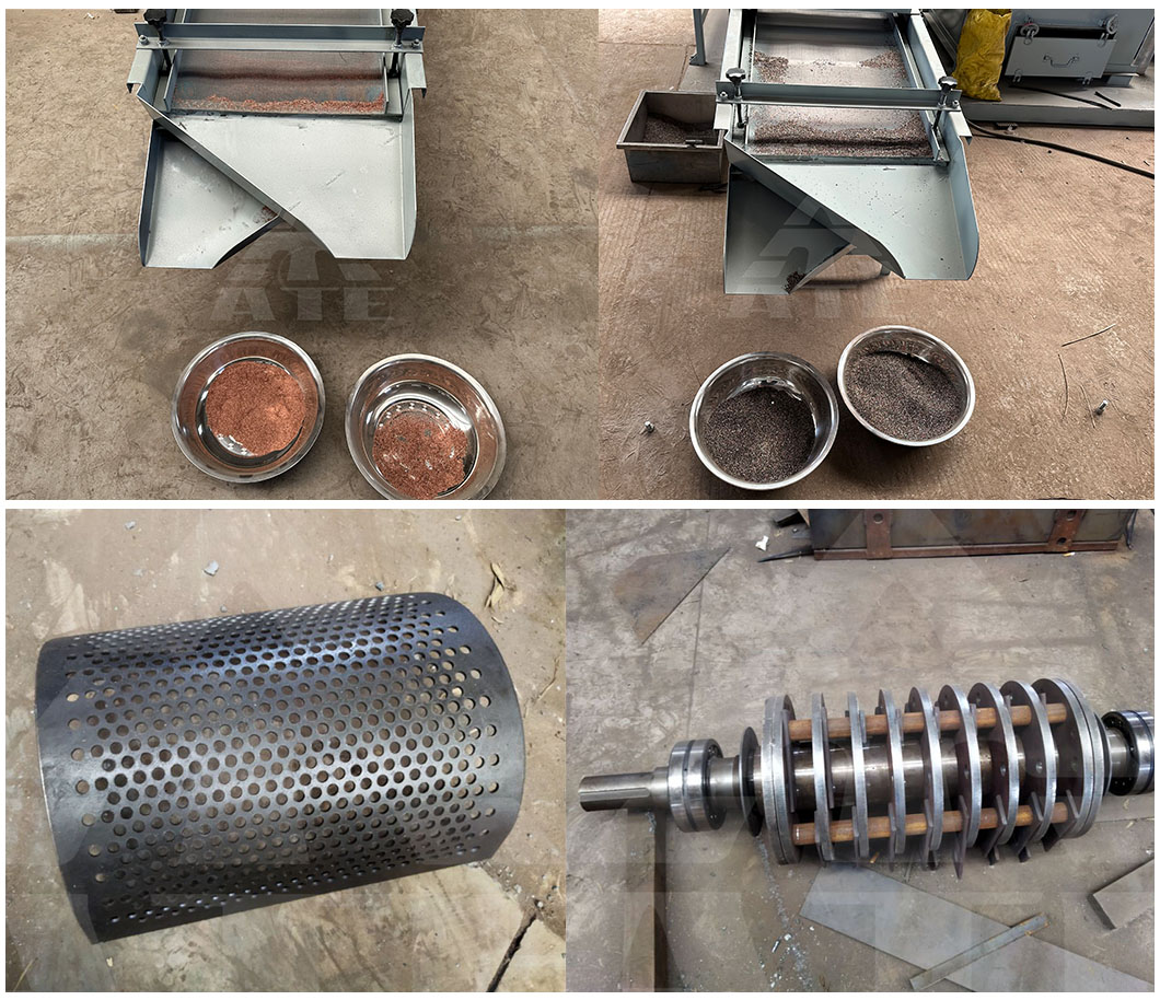 Scrap Copper Wire Separator Machine Copper Cable Granulator Aluminium Wire Recycling Machine
