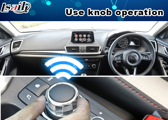 Lsailt Android Navigation Video Interface for Mazda CX-3 14-20 Model Car MZD System Waze Carplay Youtube