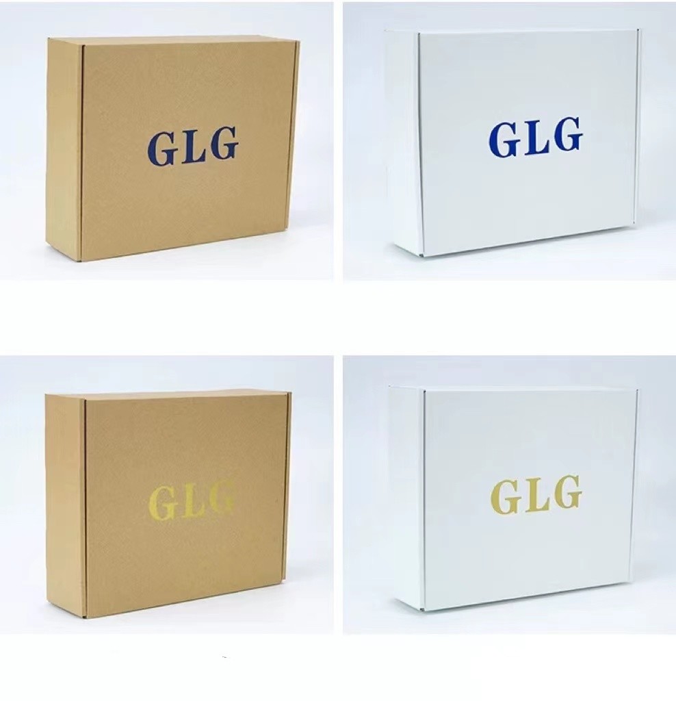 15x15x5cm Biodegradable Corrugated Paper Box Plain White Folding Paper Box