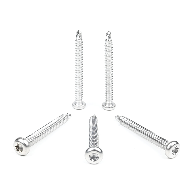 Rust Proof SUS410 Stainless Steel Self Drilling Screw With Wafer Head Style For Pvc Roof