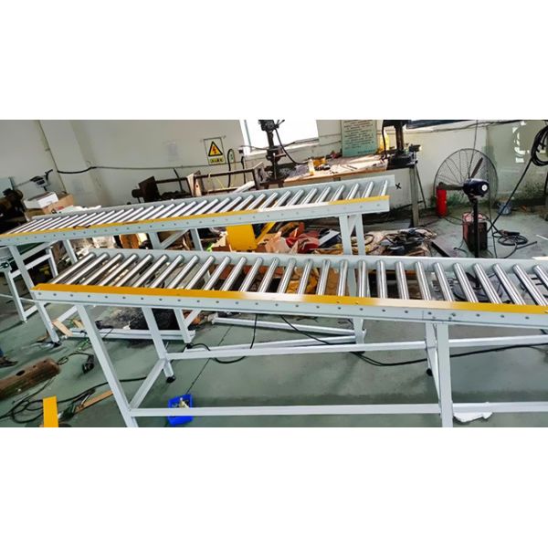 220V/380V/Manual Power Supply Inclined Roller Conveyor Line for Multi-Level Transfer