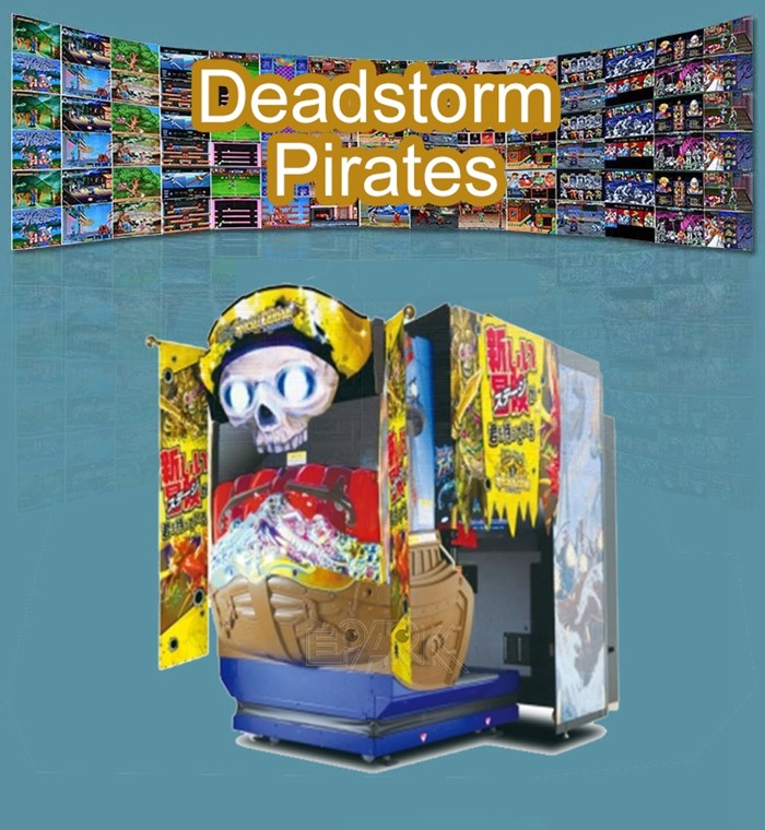 Deadstorm Pirates Theater Shooting Arcade Machines With Driving Game