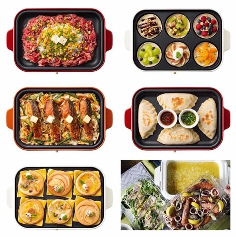 Multi Functional Cooker , Takoyaki Maker With Detachable Plates