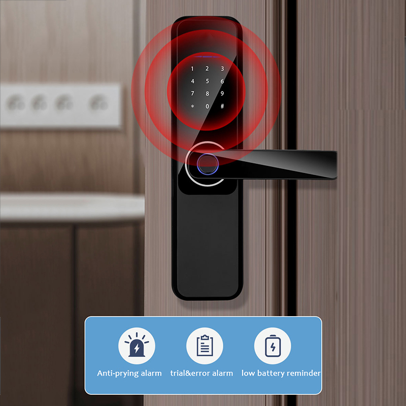 Unlock Method Tuya TTlock Password Fingerprint Smart Locks For Home