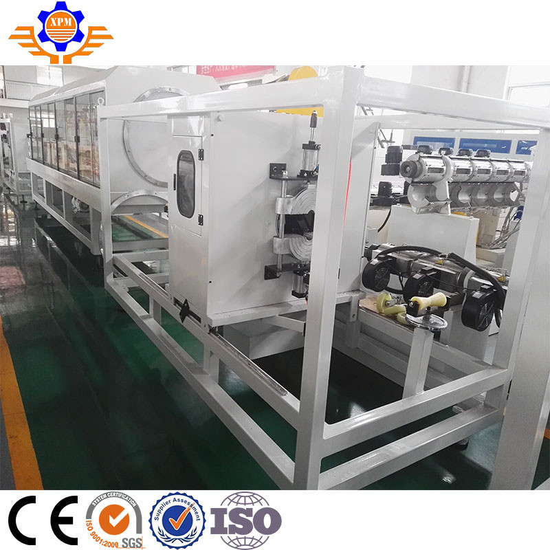 Double Strands Plastic Pipe Extrusion Line , High Output PVC Pipe Production Line