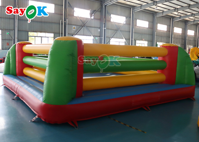 Outdoor Competition Inflatable Sports Games Oxford Boxing Ring For Kids 5x5x1.5m