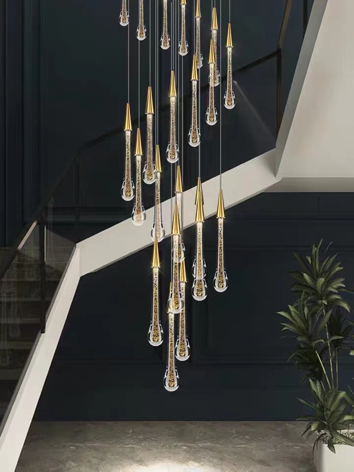 Modern Restoration Hardware New Design Hotel Lobby Restaurant Rain Chandeliers New Rain Round Pendant Chandelier