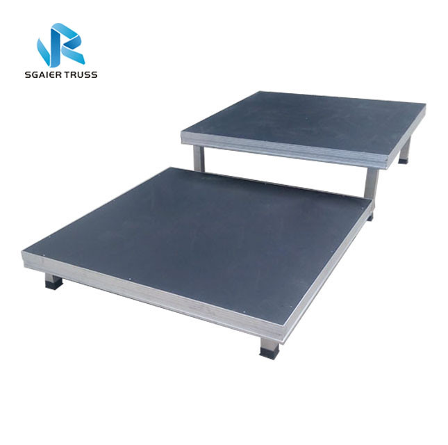4 X 4 / 4 X 8ft Outdoor Event Stage Deck , Stage Rigging Equipment For Band