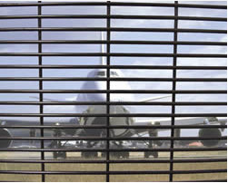 High Security Welded Mesh Fence Galvanized Wire Fence Panels Easily Assembled
