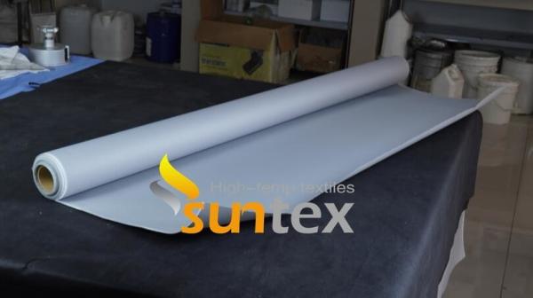 Ventilation Duct Welding PU Coated Fiberglass Fabric Heat Insulation Flame