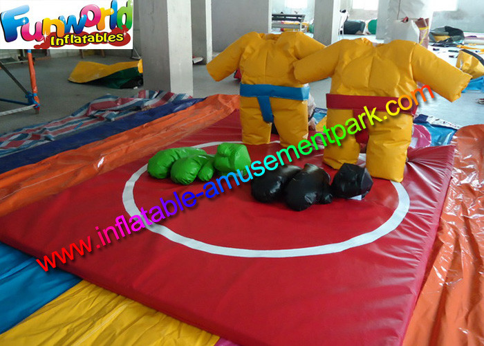 Durable PVC Crazy Inflatable Sumo Wrestling Sports Games For Funny