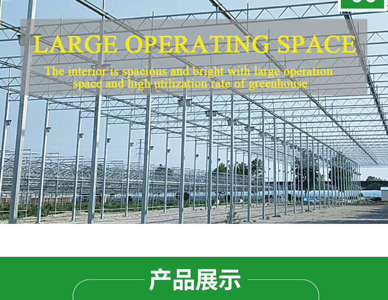 Large Glass Covered Garden Greenhouses for Versatile Planting Options
