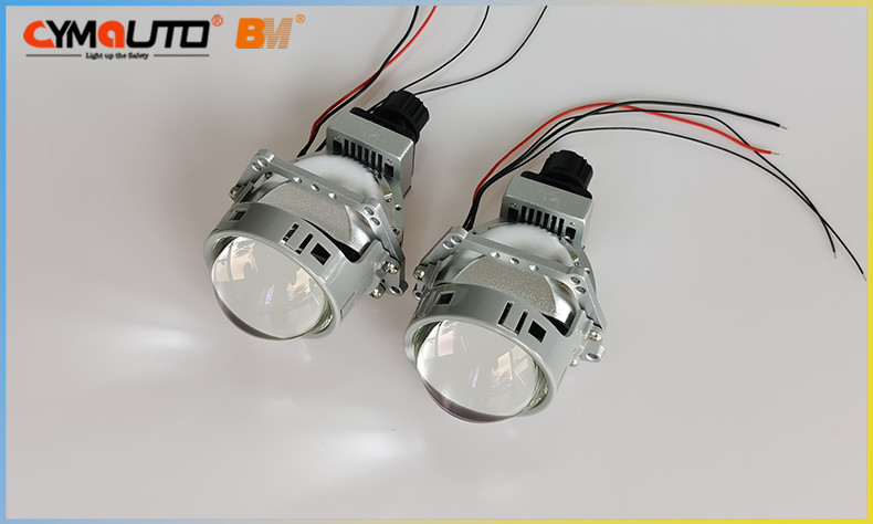 Automotive LED Headlights H4 Led Projector Lens 30000 Hours Lifespan