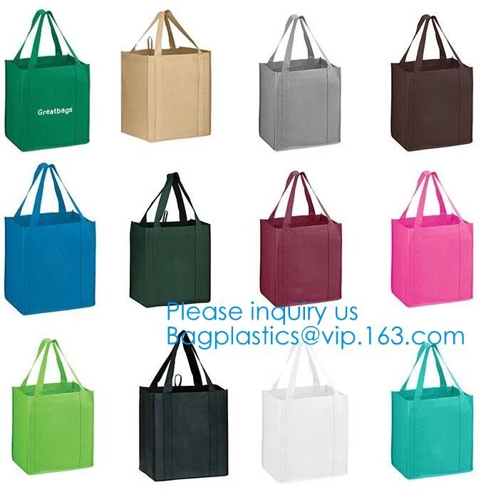 Heavy Duty Grocery Tote Bag, Royal Blue Large & Super Strong, Reusable Shopping Bags with Stand-up PL Bottom, bagease
