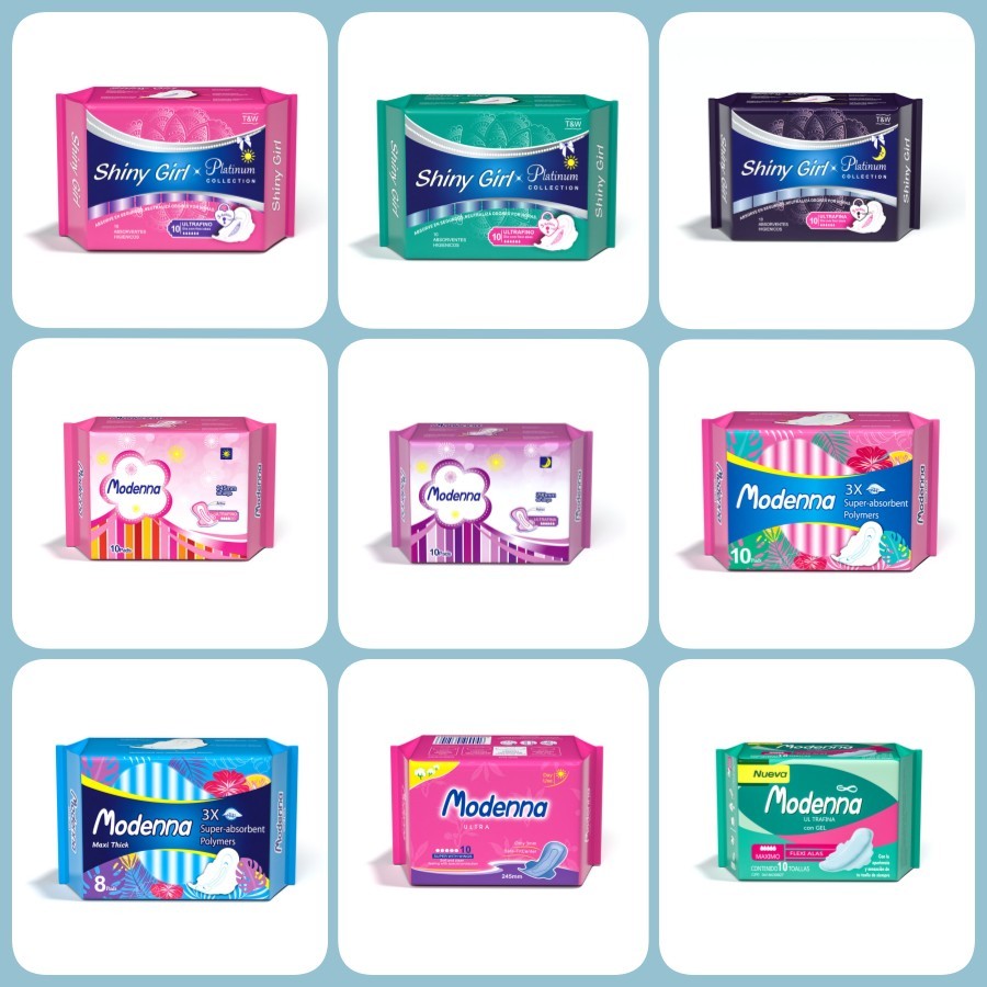 Organic Ladies Disposable Sanitary Pads Customized Sanitary Napkins With Wings