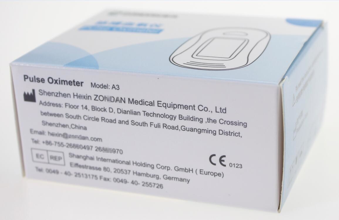 CE In stock Monitor Finger Pulse Oximeter Blood Oxygen Fingertip Pulse Oximeter