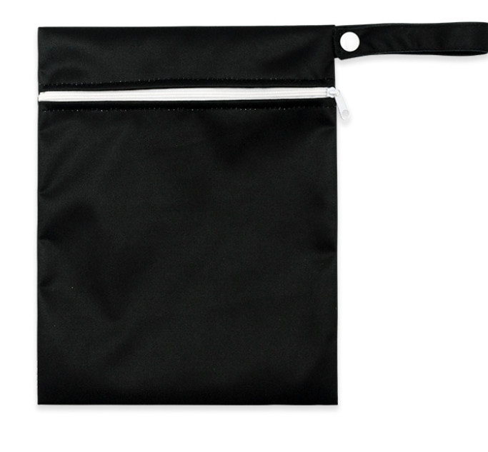 20x25cm Organic Cotton Reusable Sanitary Pads Diaper Menstrual Bag Portable Mommy Bag Zipper