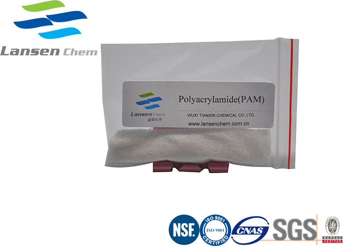 White Powder Papermaking Cationic Antionic Polyacrylamide PAM Polymer