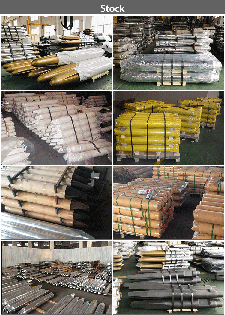 Hydraulic Rock Hammer Concrete Stone Breaker Parts Tool Round Flat Wedge Moil Point Chisel For Excavator